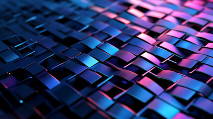 Poster - abstract futuristic digital speed square board concept science technology on dark blue color backgro