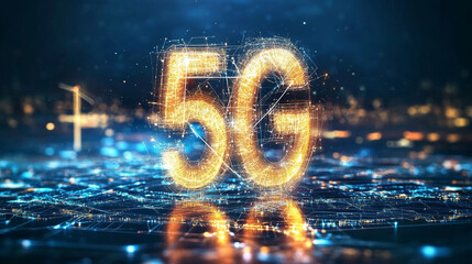 Poster - abstract technology communication borderless internet 5g internet of things communication between pe