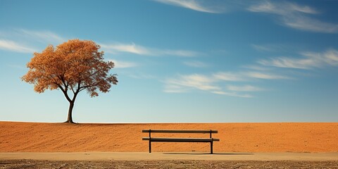 Wall Mural - tree on the beach