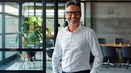 Wall Mural - The Smiling Businessman Portrait