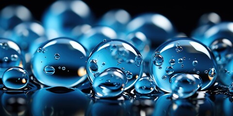 Wall Mural - background with bubbles