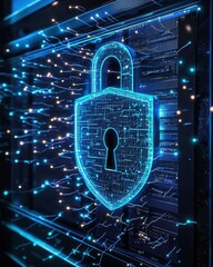 Poster - Modern security governance solutions for professionals in technology environment digital landscape high-tech viewpoint