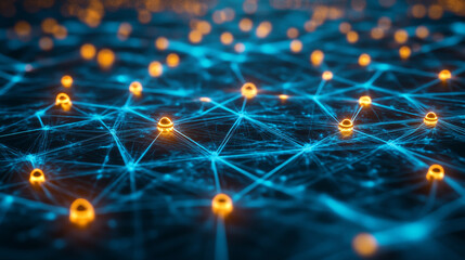 Poster - Abstract HUD portals teleports Circle Digital Circuit Concept Light Circle Network Blue Digital hi-tech Background Futuristic Modern.vector illustration.