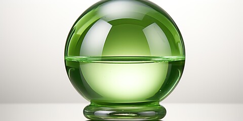 Wall Mural - glass sphere in a glass