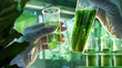 © KOSHKAROV SERGEI - Algae Study by Scientist in Laboratory Setting