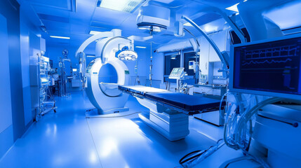 Aufkleber - Abstract health medical science consist doctor digital wireframe concept modern medical technology,Treatment,medicine on blue background. for template, web design or presentation.