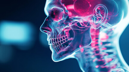 Aufkleber - Abstract health medical science consist doctor digital wireframe concept modern medical technology,Treatment,medicine on blue background. for template, web design or presentation.