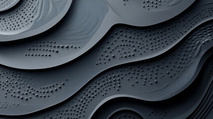 Poster - abstract technology futuristic concept circle dot gray digital on hi tech future gray background network. for template,web design wallpaper,poster,presentation.Vector illustration