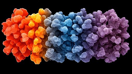 Poster - Vibrant Abstract Data Clusters, dynamic shapes showcasing data relationships, vivid colors intertwining to illustrate complexity and connectivity.
