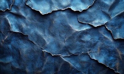 Poster - Vintage-style blue background with a marbled, textured grunge effect.