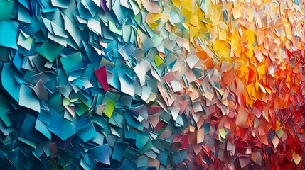 Poster - Abstract Background with Colorful Notes, Brainstorming Session for Creativity and Innovation