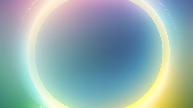 Hyber realistic photo of A holographic pastel-colored gradient sphere in green, and yellow,abstract, illustration, vector, modern,