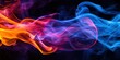 © Agri - Abstract Swirling Smoke in Blue, Orange, and Pink Hues