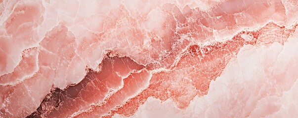 Poster - Pink marble showing abstract veins creating natural design