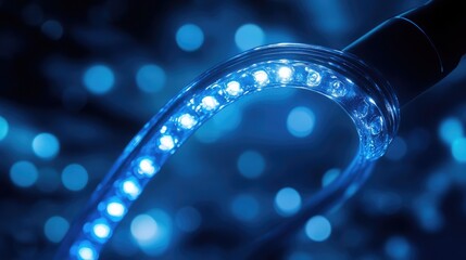 Aufkleber - A high-resolution endoscope with flexible tubing and bright LED lighting, 8k, realistic, full ultra HD, high resolution, cinematic photography