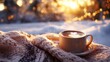 © Taisiia - Cozy winter morning coffee