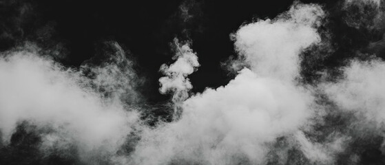 Poster - Ethereal fog texture overlay for creative backgrounds and designs