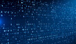 © Westlight - Close up screen with big data, abstract digital data, binary code. Zero and one, sequence, program, science, futuristic and technology. 3D illustration