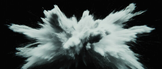 Aufkleber - Dynamic brush strokes create flowing movements in an abstract background