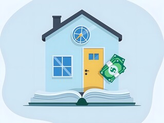 Poster - Premium download icon of home savings