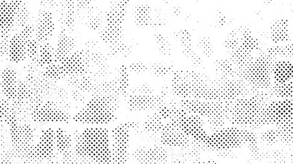 Poster - Vector abstract halftone texture effect. Abstract monochrome halftone background. Wide vector illustration
