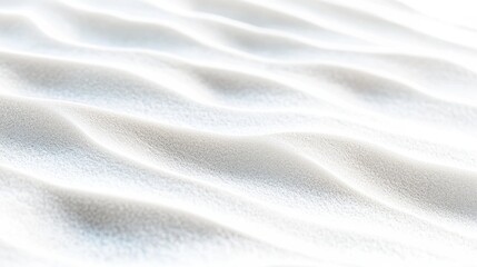 Poster - Soft White Waves on Surface in Bright Natural Light