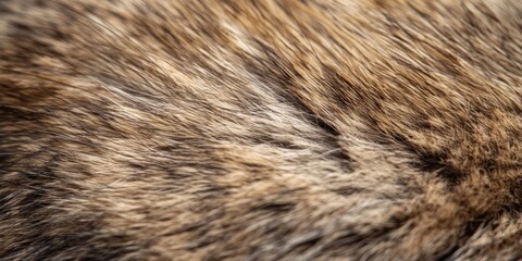 Wall Mural - Close up view showcasing the intricate details of mouse fur. This macro image captures the texture and colors of mouse fur, making it a striking representation of mouse fur in nature.