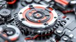 © RAKSIWAH - Abstract Technology Gears Mechanism