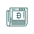 © Salamahtype Studio - Crypto News Icon. Latest Cryptocurrency Updates and Information