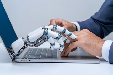 Poster - The intersection of technology and human life.