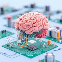 Poster - Generate futuristic technology data with AI through Stock ChatGPT by using the command prompt.