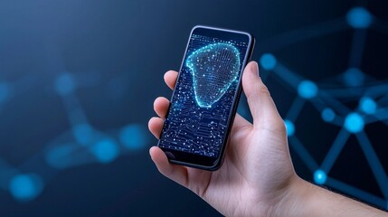 Poster - Phones inventory. Mobile online support in Phones with stock. Internet-based chatbots and assistants in smartphones. Apps for virtual business advisors.