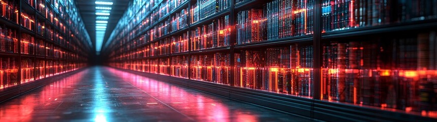 Poster - A Futuristic Digital Library featuring Automated Download Stations for Technology and Business Networking