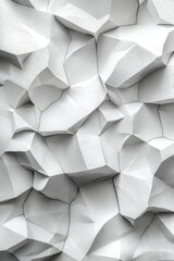 Poster - A white abstract geometric background featuring soft vertical oblique stripes that cross and form angles, in a simple monochrome modern style, arranged vertically
