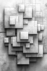 Poster - In a modern style, the background is white with simple monochrome vertical oblique stripes that intersect and form angles