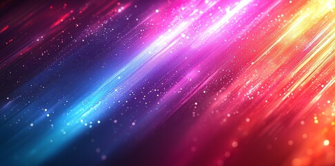 Aufkleber - Colorful abstract illustration with a rainbow-style gradient. Perfect for your design template, screen, wallpaper, banner, or poster