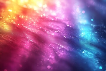 Poster - blurred pastel multicolored backdrop from glowing lights