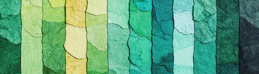 Poster - A vibrant gradient of colors representing a harmonious blend of nature's palette.
