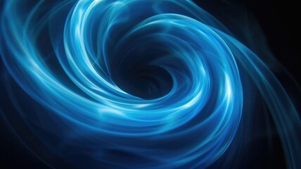 Abstract blue color wave flowing express the energetic texture. Seamless texture of vividness curve swirling convey sense of harmony and wonderful scene perfect for effect and graphic design. AIG53.