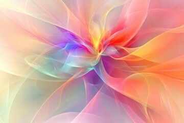 Poster - Vibrant explosion of colors showcasing abstract design with ample copy space for text and creativity. Generative AI
