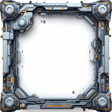 Mech border copy space area