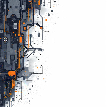 Mech border copy space area