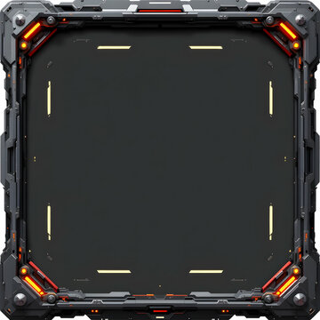 Mech border copy space area