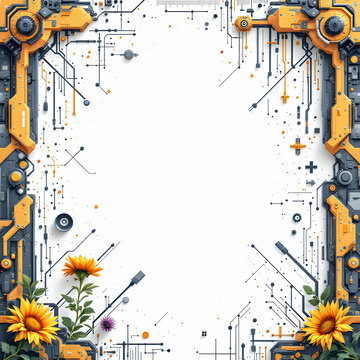 Mech border copy space area