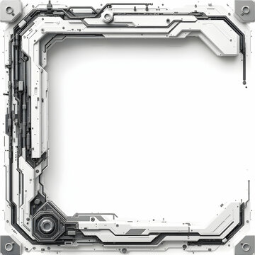 Mech border copy space area