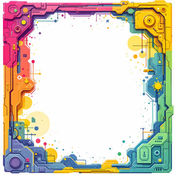 Mech border copy space area