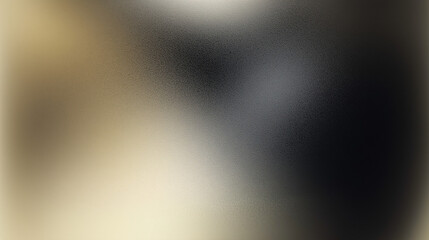 Poster - Soft Focus Gradient Abstract: Blurry Metal, Paper, or Glass Texture Background. A serene and minimalist abstract background featuring a soft, gradient blend of dark gray and beige tones. Perfect for c