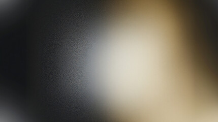 Poster - Soft Focus Gradient Abstract: Blurry Metal, Paper, or Glass Texture Background. A serene and minimalist abstract background featuring a soft, gradient blend of dark gray and beige tones. Perfect for c