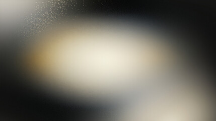 Poster - Soft Focus Gradient Abstract: Blurry Metal, Paper, or Glass Texture Background. A serene and minimalist abstract background featuring a soft, gradient blend of dark gray and beige tones. Perfect for c
