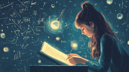 Poster - Bright and Educational Tutoring Space for Study